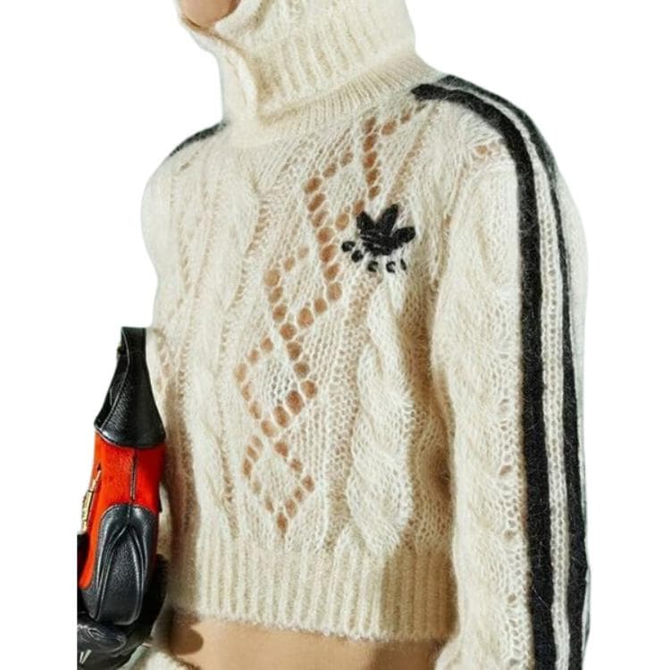 Кардиган GUCCI x adidas FW22 Mohair Sweater Ivory - изображение 5