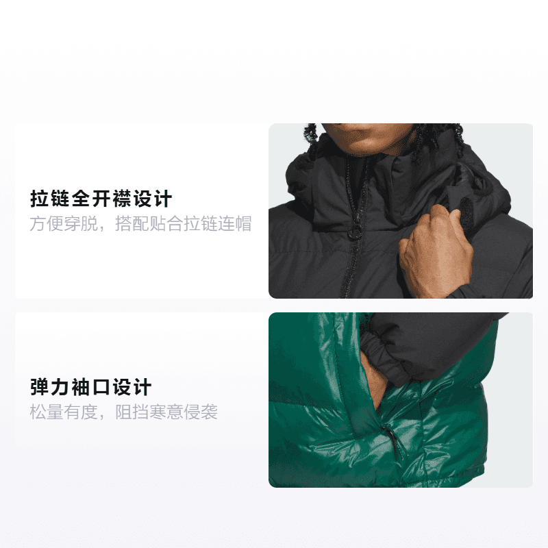 Зимняя куртка adidas Originals 600 Puffer Jacket Black - изображение 2