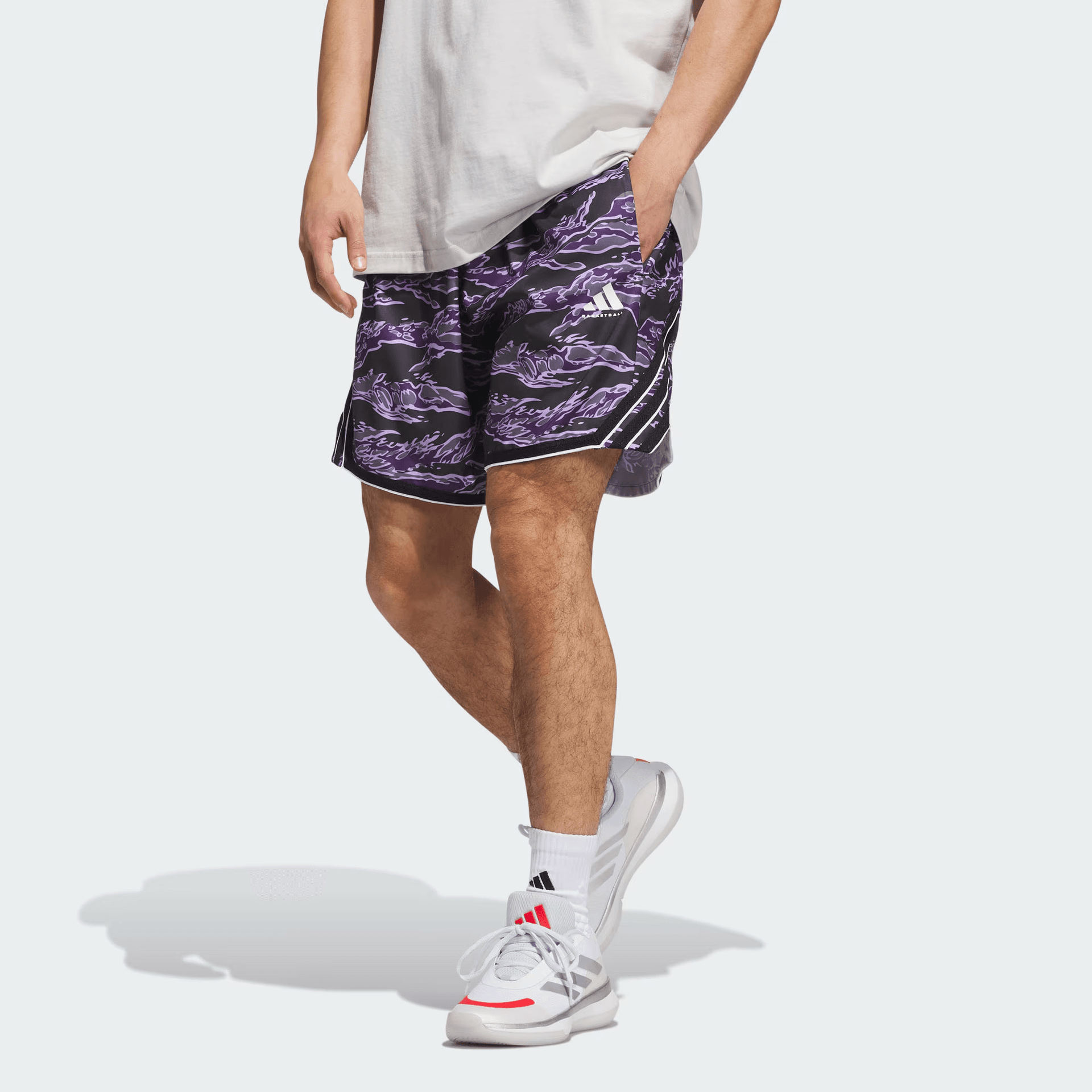 Тренировочные штаны adidas Climacool SS25 CRAZY LITE AOP logo - изображение 4