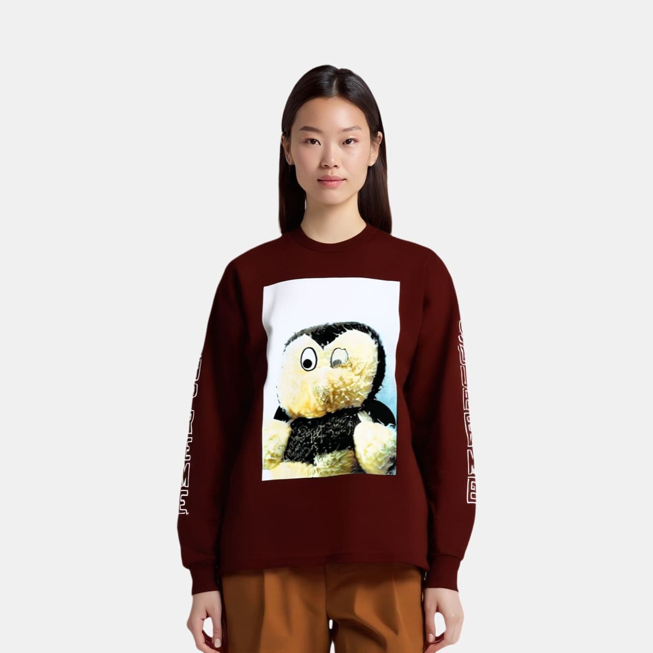 Худи Supreme FW18 Mike Kelley AhhYouth! L/S Tee Ash Grey - изображение 3