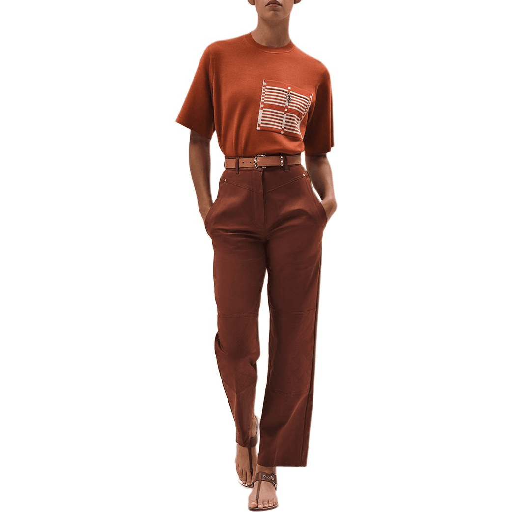 Футболка HERMES Logo T - изображение 3