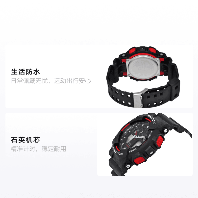 Часы CASIOG-SHOCK GA-100-1A4DR - изображение 2