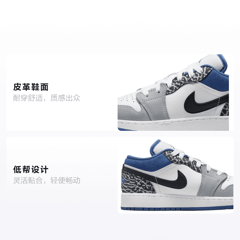 Кроссовки для баскетбола Jordan Air Jordan 1 Low SE GS - изображение 2