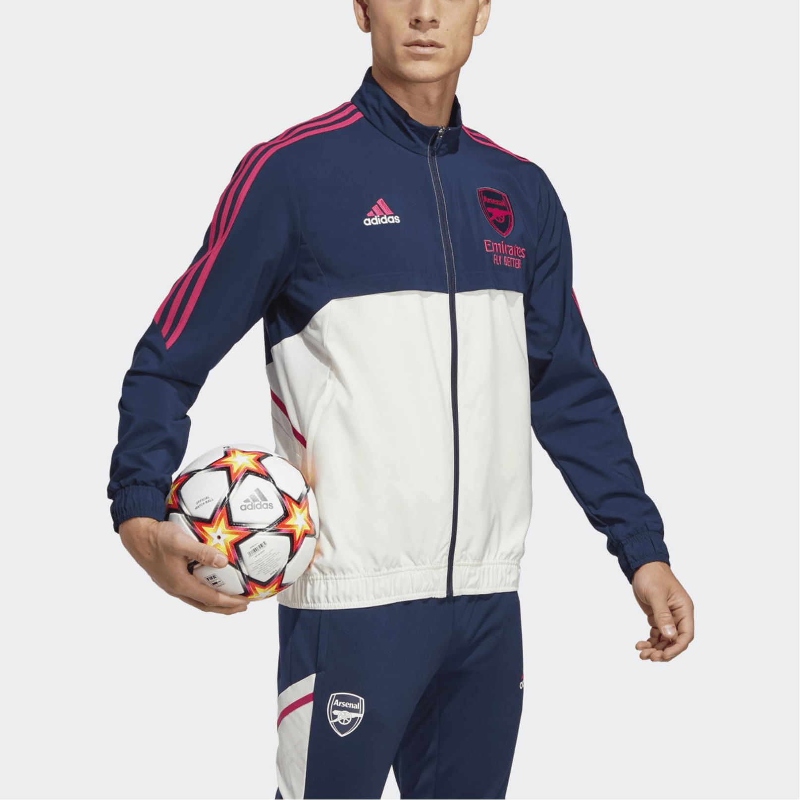 Куртка adidas Arsenal Jacket Deep Navy - изображение 4