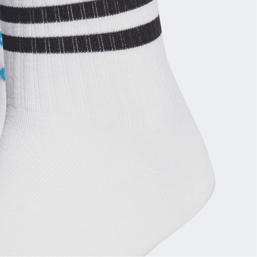 Носки adidas Originals Trefoil Logo Crew Socks Set White Black Blue - изображение 4