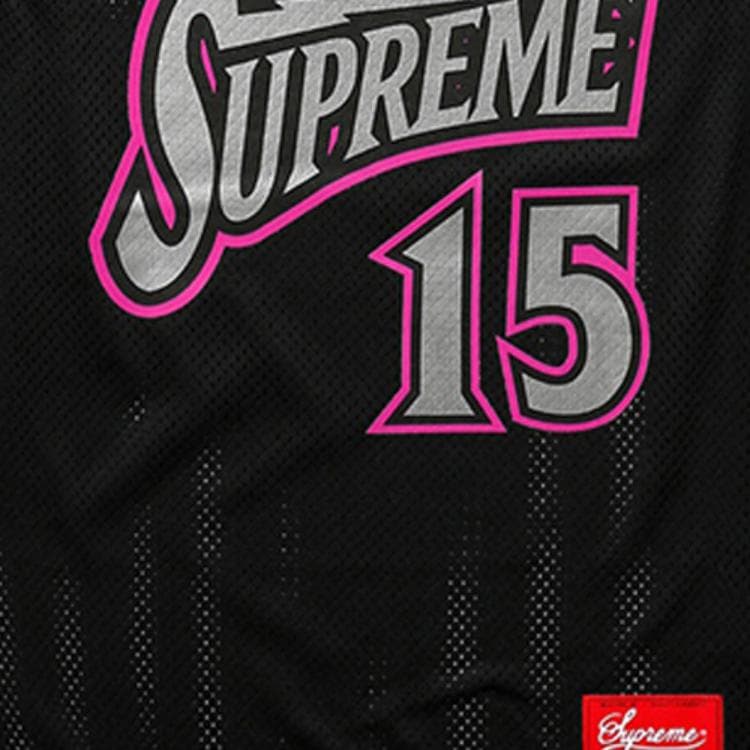 Баскетбольная майка Supreme SS18 Bolt Basketball Jersey Black Logo - изображение 3