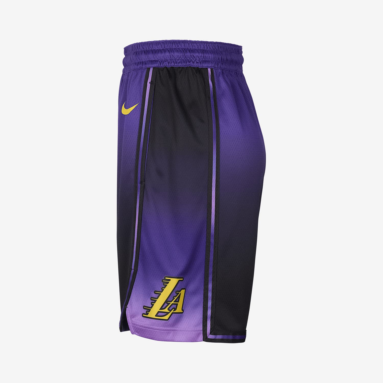 Тренировочные штаны Nike x NBA Los Angeles Lakers Basketball Shorts Black - изображение 3