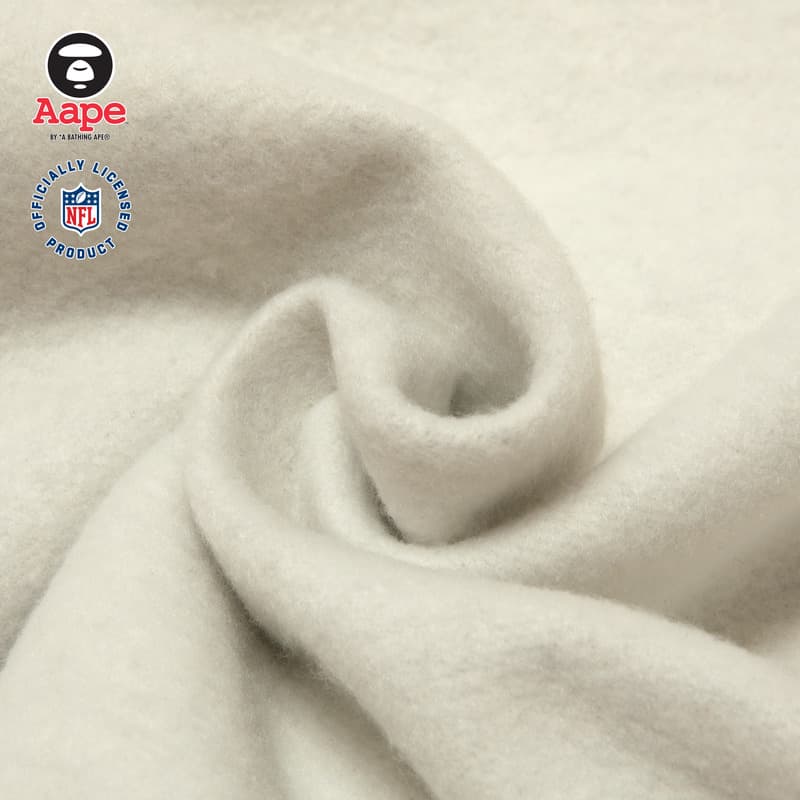 Кофта Aape Crewneck Sweatshirt White - изображение 4