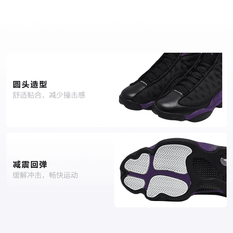 Кроссовки для баскетбола Jordan Air Jordan 13 Court Purple GS - изображение 2