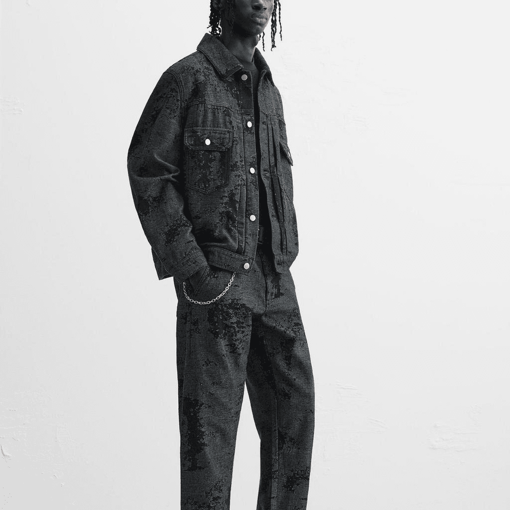 Джинсовая куртка ZARA Denim Jacket Black - изображение 4