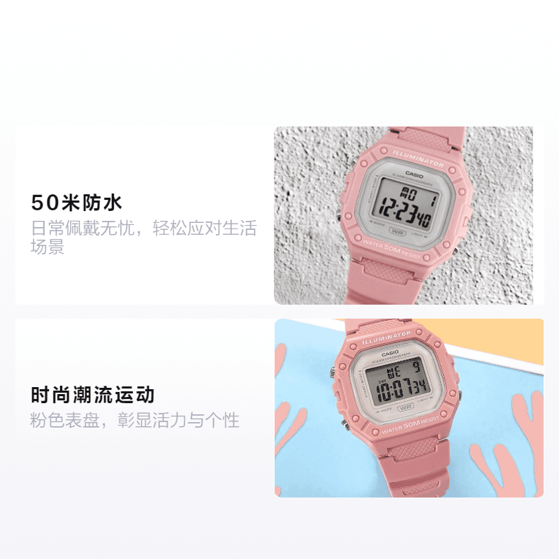 Часы CASIO YOUTH W-218HC-4AV - изображение 2
