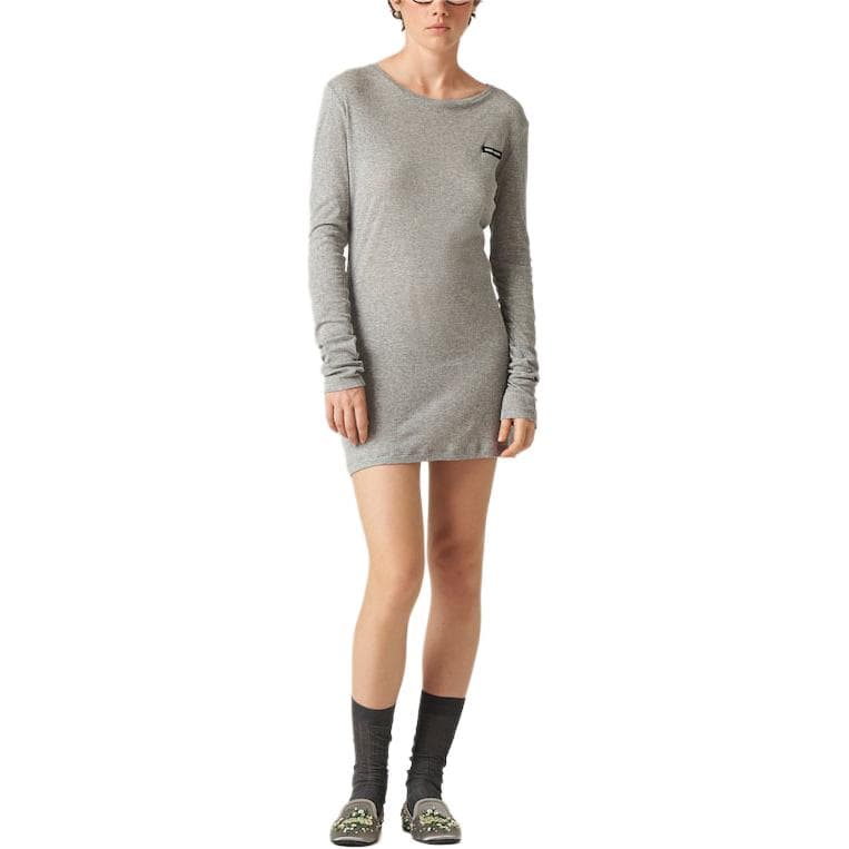 Платье Miu Miu FW23 Logo Dress - изображение 4