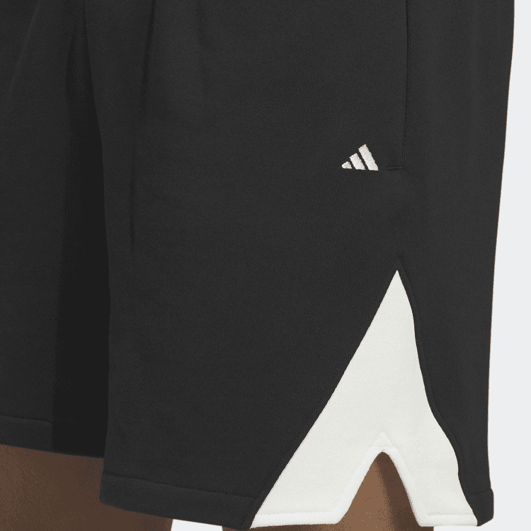 Тренировочные штаны adidas Colorblock Straight Shorts Black - изображение 4
