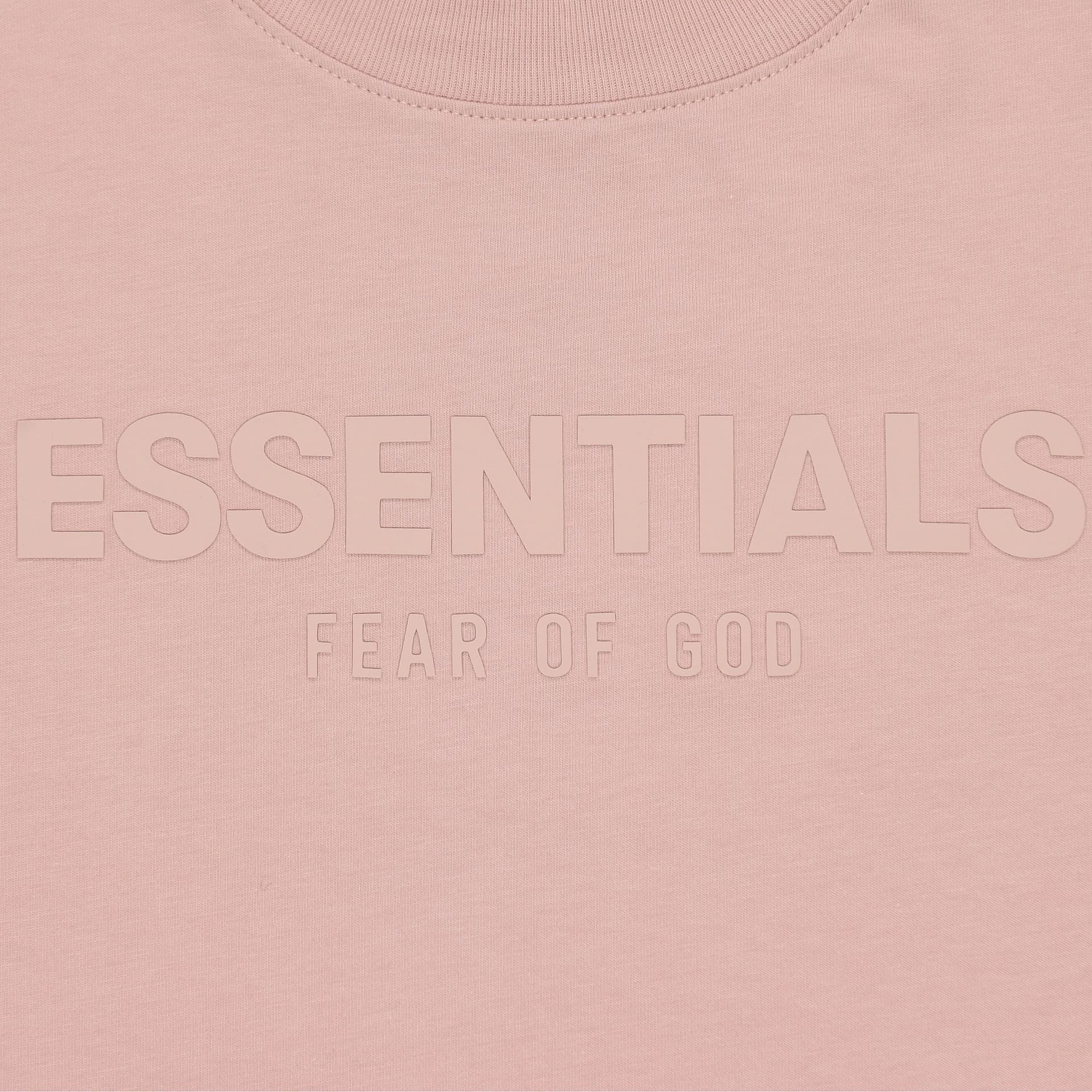 Футболка Fear of God Essentials Kids T-Shirt Pink - изображение 4