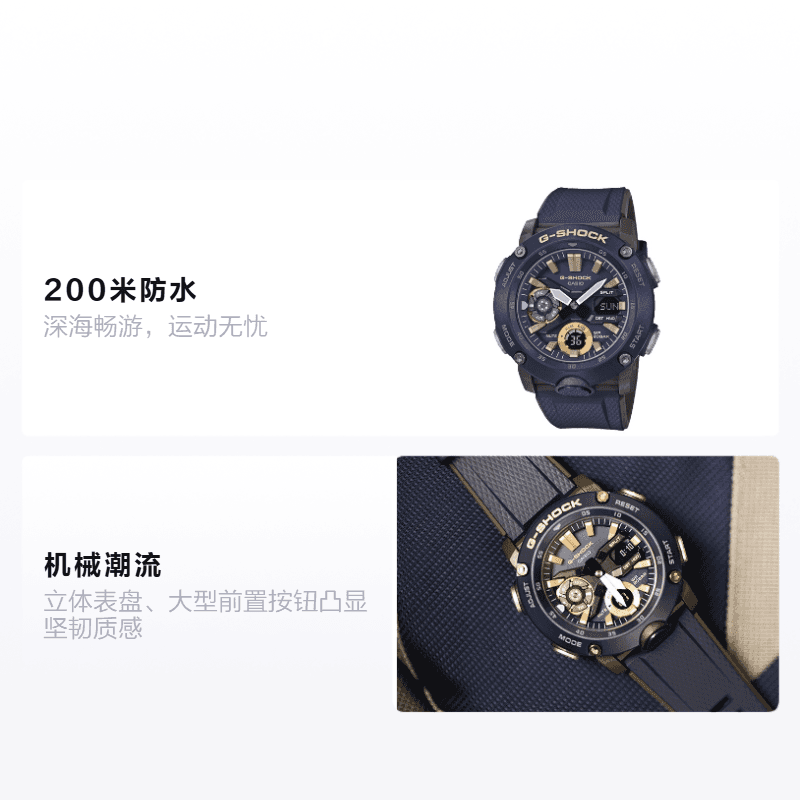 Часы Casio G-Shock GA-2000-2APR - изображение 2