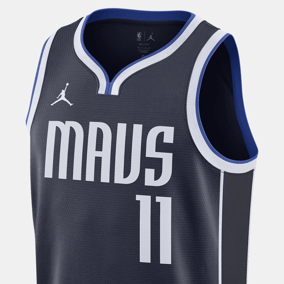 Баскетбольная майка Jordan SW Fan Edition 23-24 Dallas Mavericks Kyrie Irving 11 Jersey - изображение 3