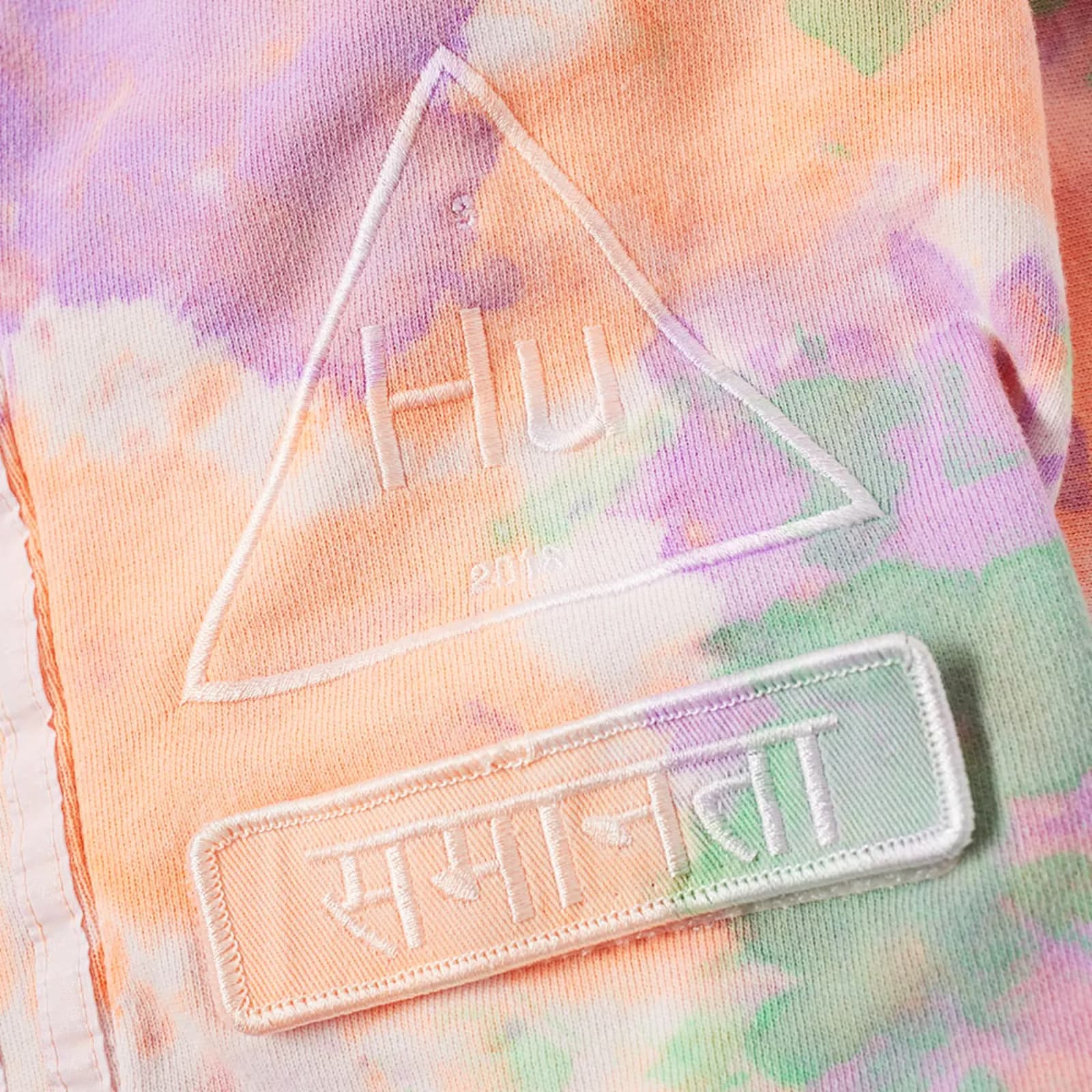 Шорты adidas Originals Tie-Dye High Waist Shorts - изображение 7