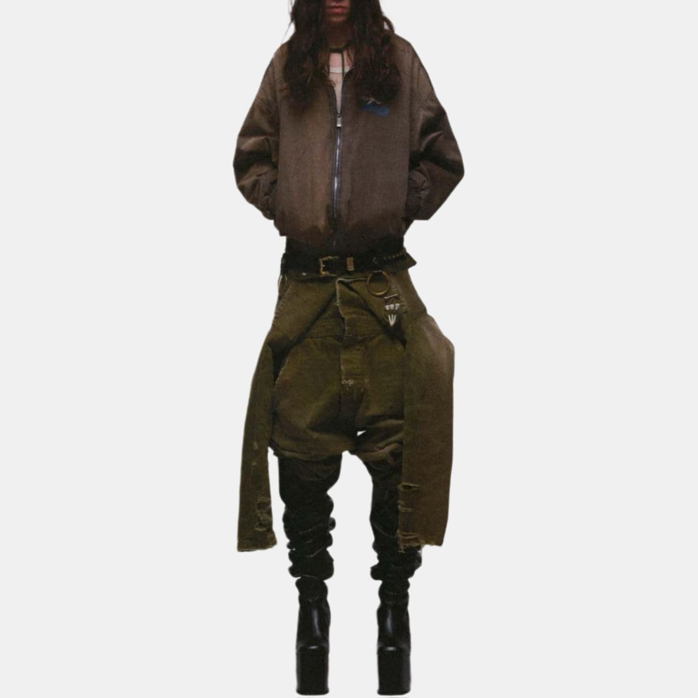 Куртка ENFANTS RICHES DEPRIMES FW24 Black Bomber Jacket - изображение 4