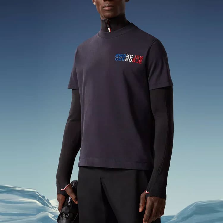Футболка Moncler Grenoble SS23 LogoT - изображение 4