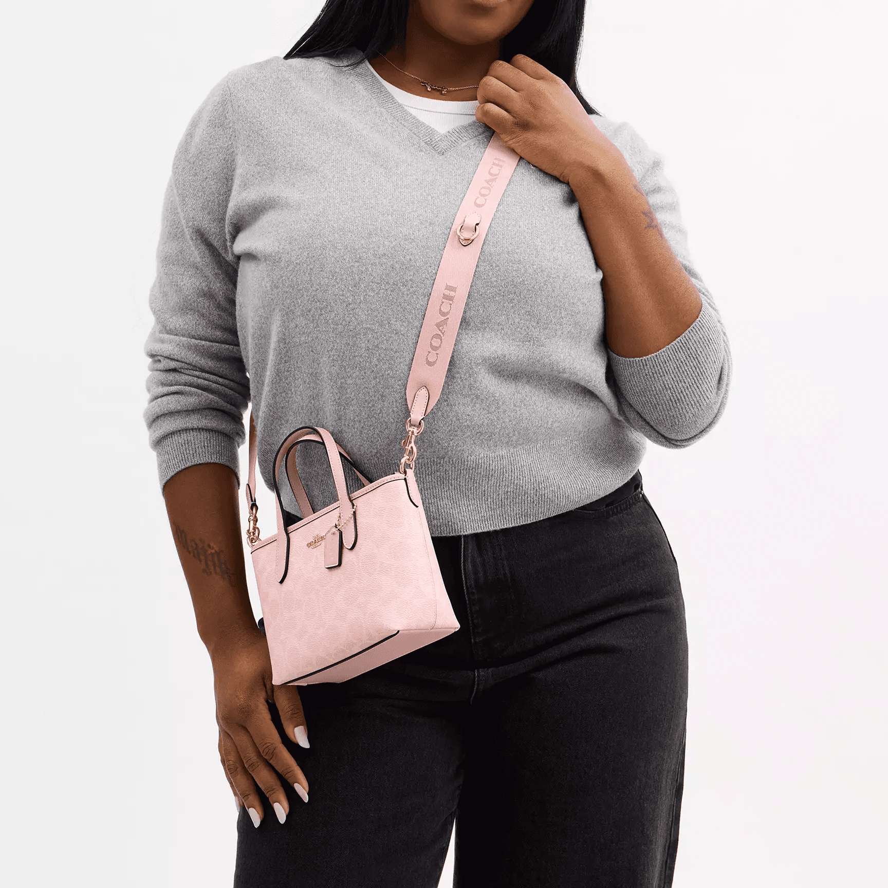 Сумка COACH City 15 Pink - изображение 5