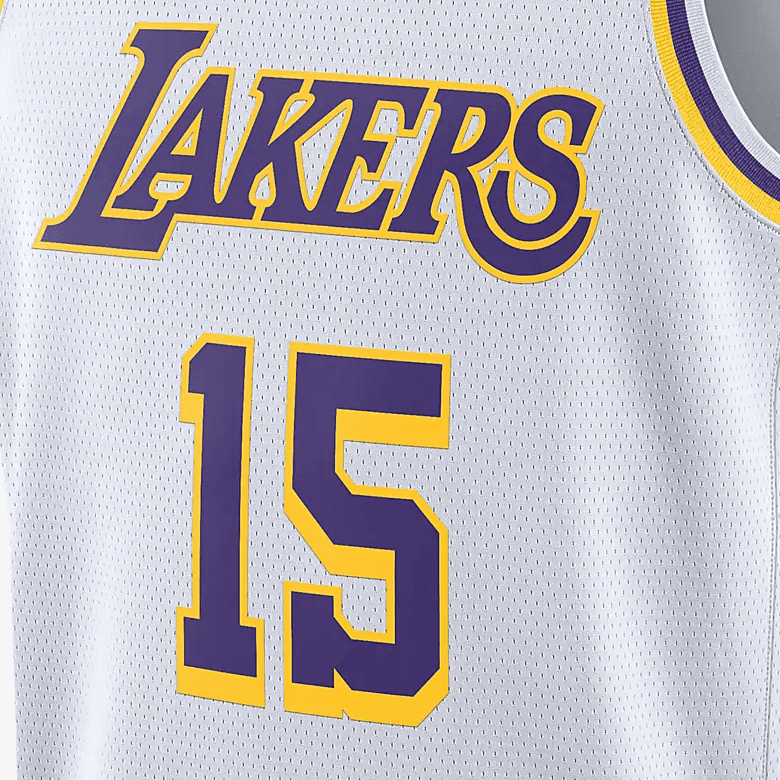 Баскетбольная майка Nike NBA Lakers 15 Jersey White - изображение 4