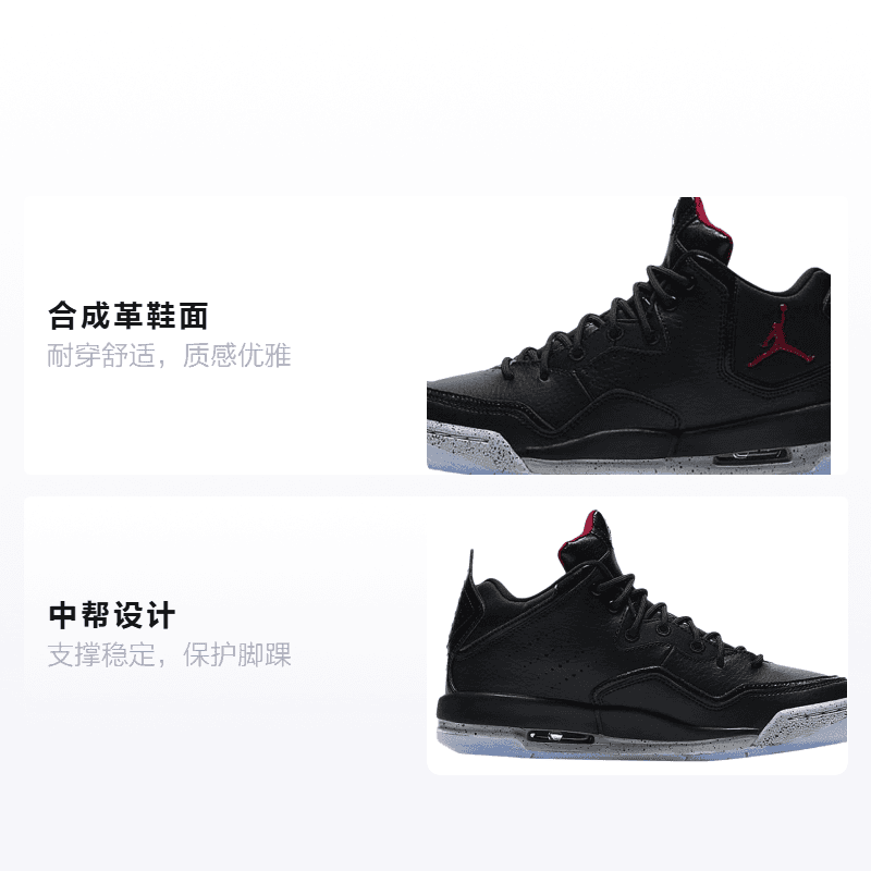 Кроссовки для баскетбола Jordan Courtside 23 Black Cement GS - изображение 2