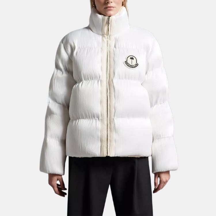 Зимняя куртка Moncler x Palm Angels Maya White - изображение 3