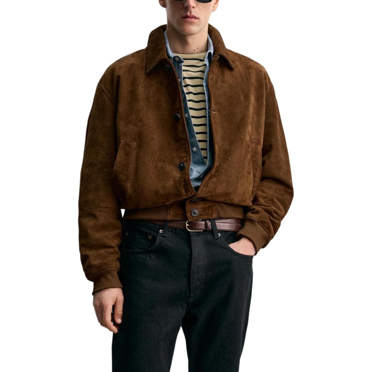 Кожаная куртки ZARA Aaron Levine - изображение 6