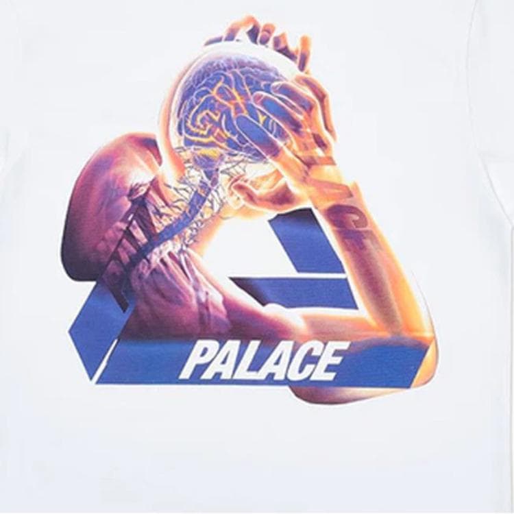 Футболка PALACE SS20 Tri-Gaine T-Shirt White T - изображение 5