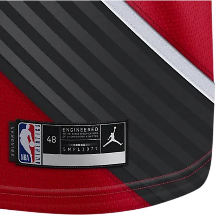 Баскетбольная майка Jordan NBA McCollum 3 Jersey Red - изображение 5