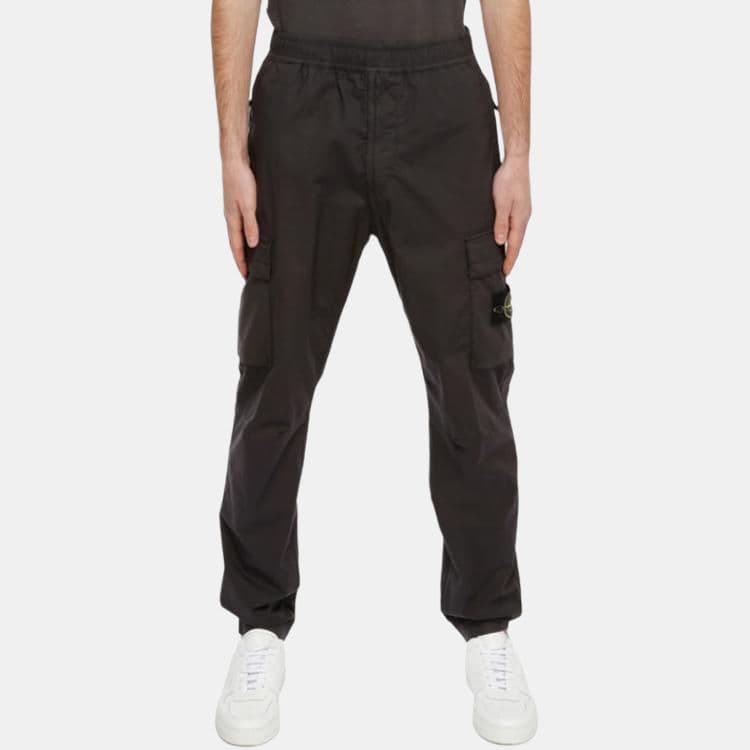 Штаны Stone Island SS22 Compass Patch Cargo Pants Carbon Black - изображение 2
