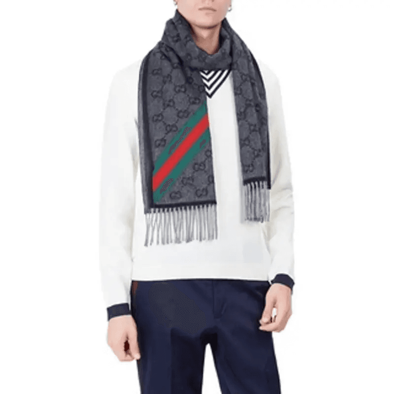Шарф Gucci GG Wool Scarf - изображение 5