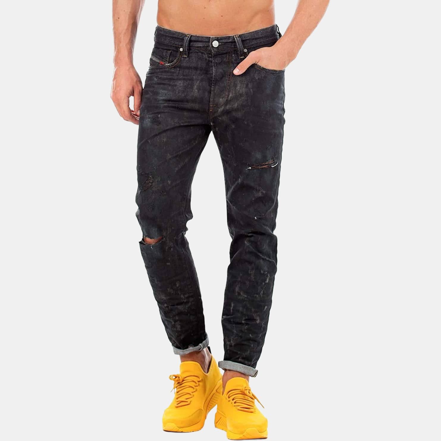 Штаны DIESEL Jeans Black — фото 5
