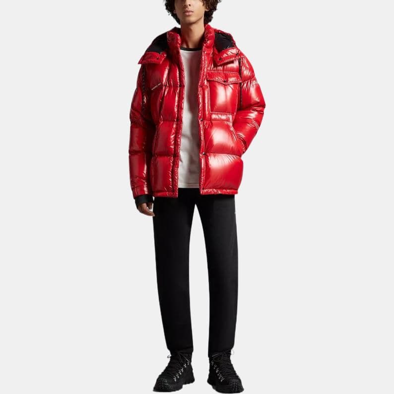 Зимняя куртка Moncler Genius x FRGMT Anthemium Cherry Red - изображение 4