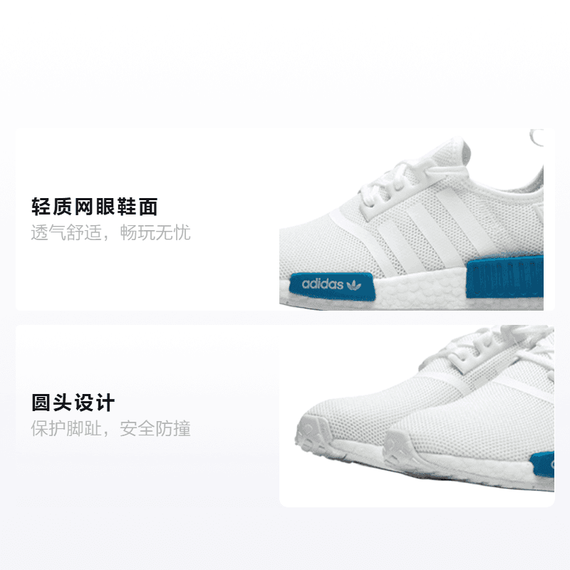 Кроссовки adidas originals NMD_R1 GS - изображение 2