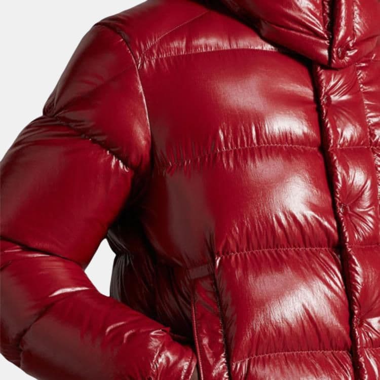 Зимняя куртка Moncler FW22 Red Down Jacket - изображение 6