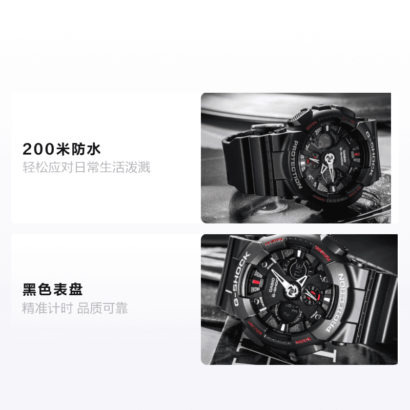 Часы G-SHOCK GA-120-1A - изображение 2