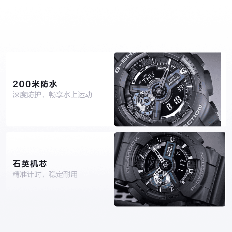 Часы CASIOG-SHOCK BABY-G 200 GA-110-1BDRBA-110RG-7A - изображение 2