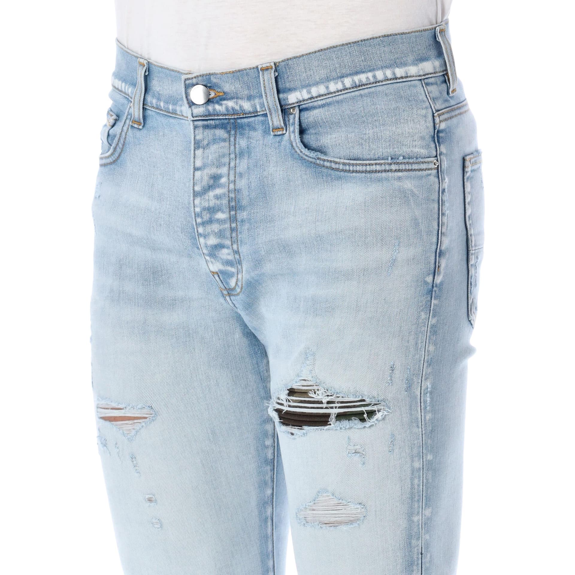 Штаны AMIRI FW22 Light Blue Jeans - изображение 5