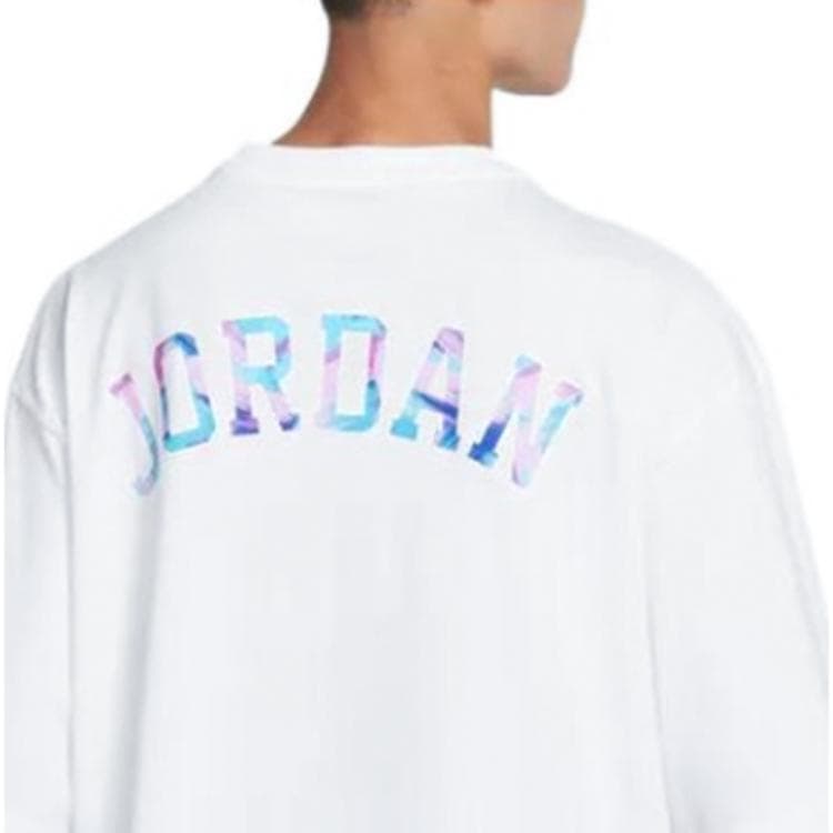 Футболка Jordan Logo Print T-Shirt White - изображение 6