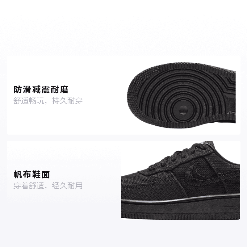 Кроссовки Stussy x Nike Air Force 1 Low - изображение 2
