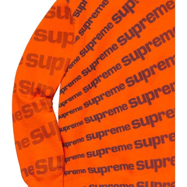 Худи Supreme SS20 Week 1 Radial Crewneck Logo - изображение 2