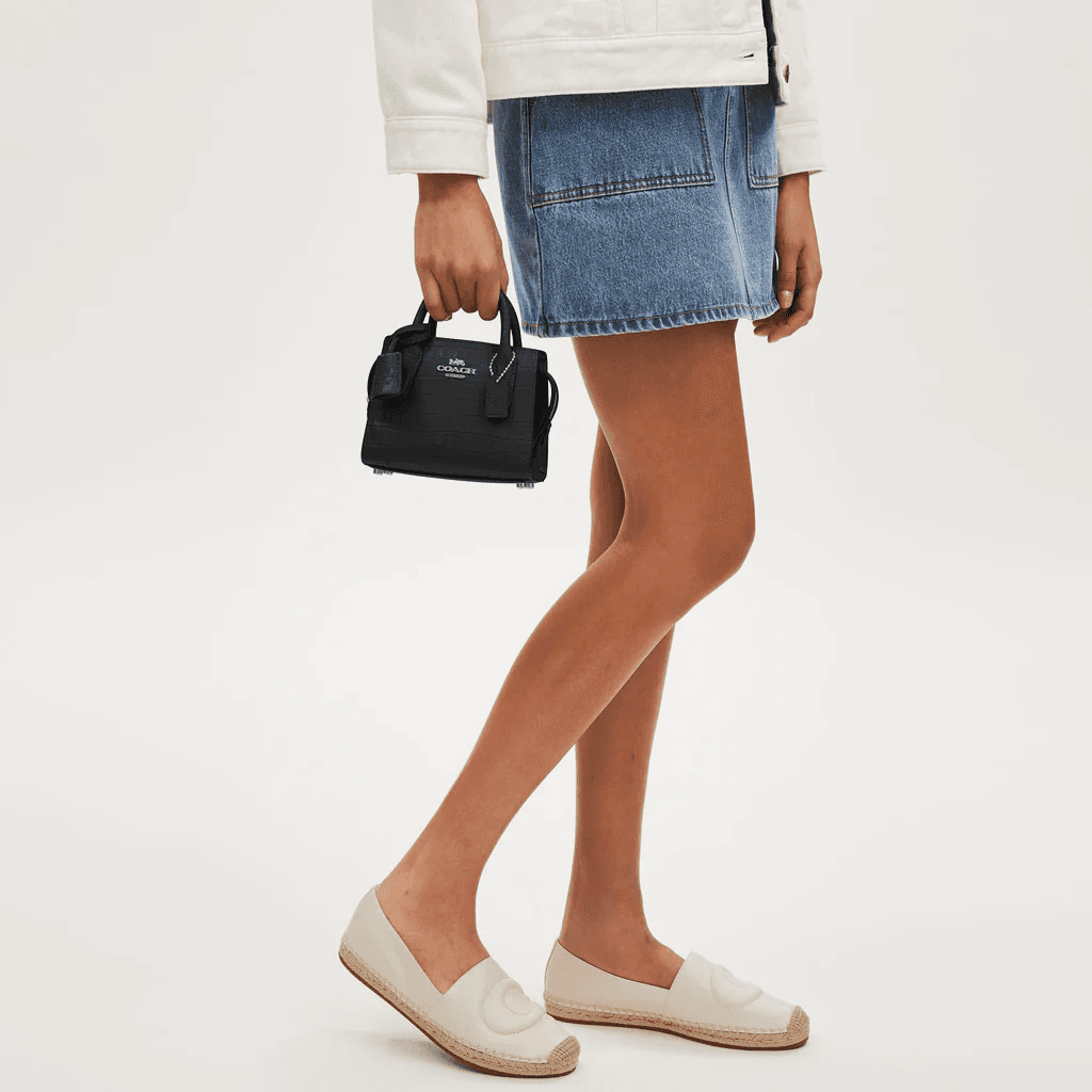 Сумка COACH Andrea 15 Silver Black - изображение 5
