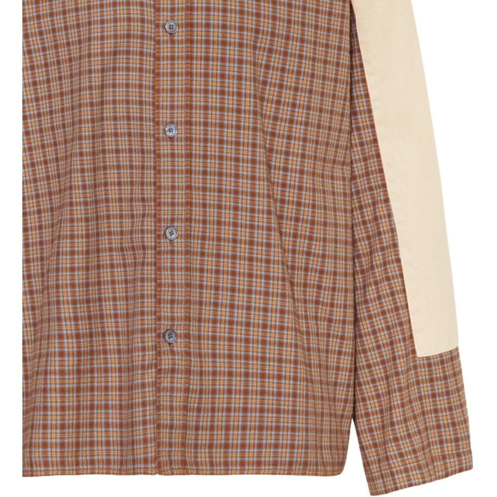 Куртка Acne Studios FW24 Plaid Button Shirt Jacket Brown - изображение 4