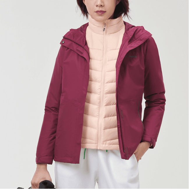 Куртка Columbia 3-in-1 Jacket Red - изображение 3