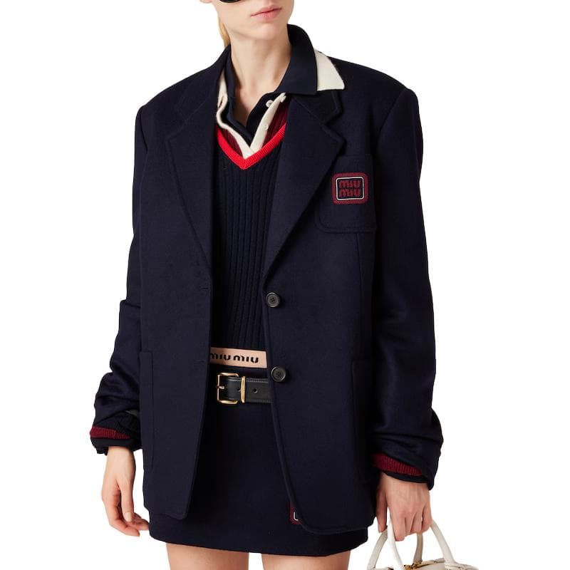 Юбка Miu Miu Velvet Texture Mini Skirt - изображение 4