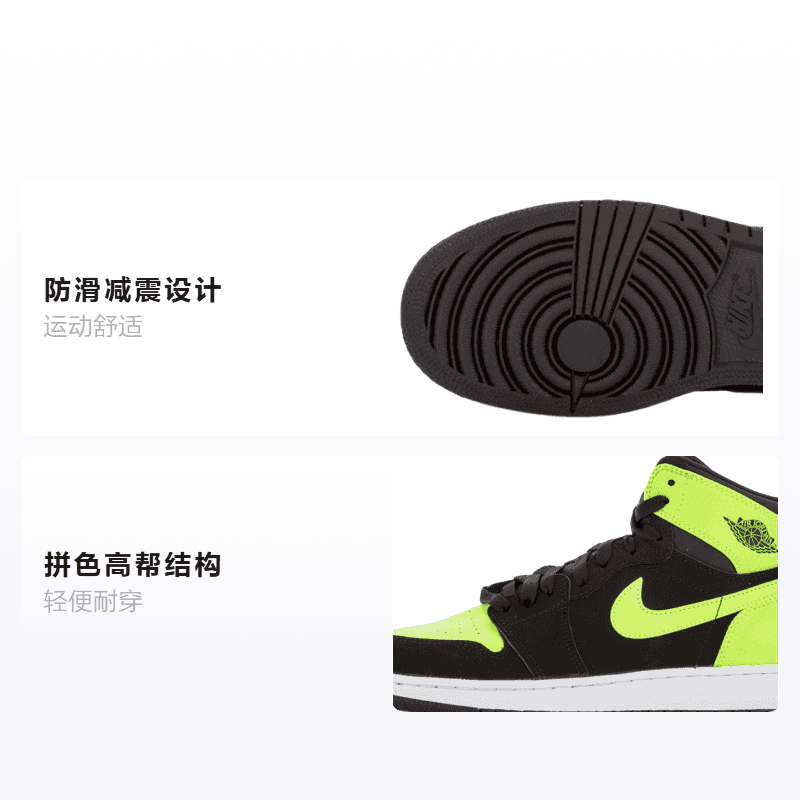 Кроссовки для баскетбола Jordan Air Jordan 1 GS - изображение 2