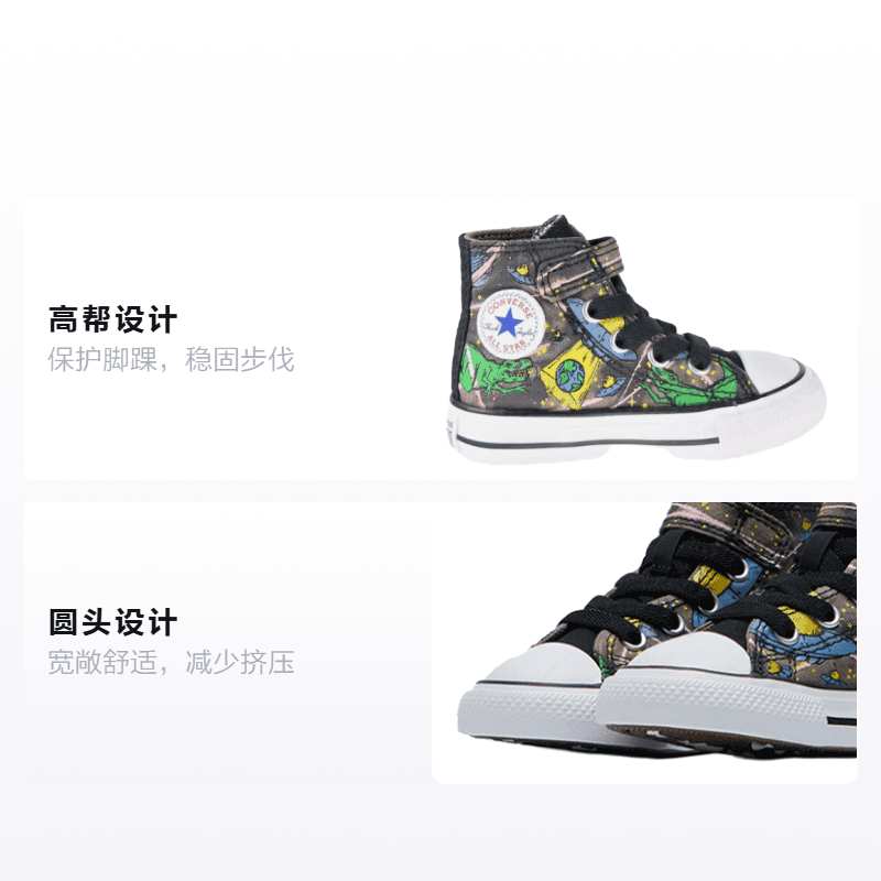 Кроссовки Converse Chuck Taylor All Star Interstellar Dinos Hook and Loop - изображение 2