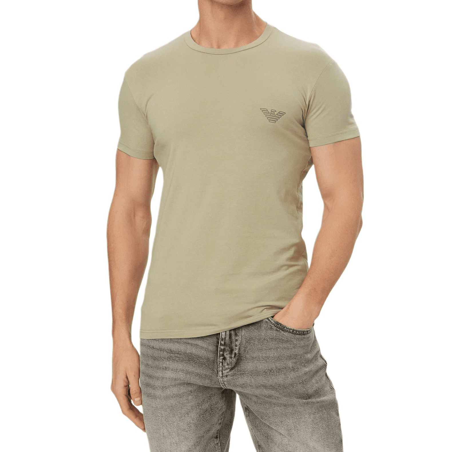 Футболка EMPORIO ARMANI SS26 Logo T - изображение 4