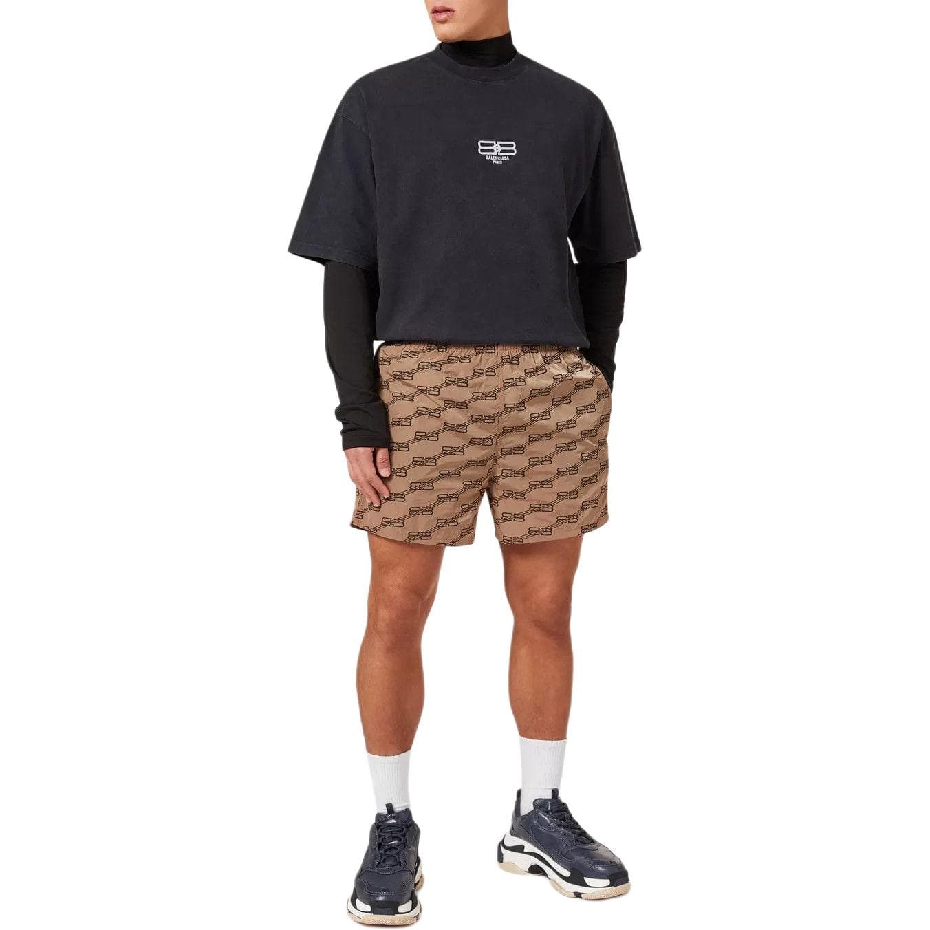Шорты Balenciaga SS23 Brown Shorts - изображение 4